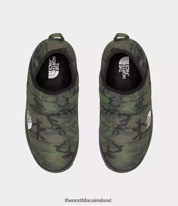 Footwear The North Face Men ThermoBall Traction Mules V Thyme Brushwood Camo Print/Thyme 4VP2RZ1127