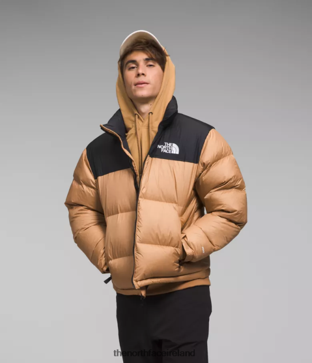 Clothing The North Face Men 1996 Retro Nuptse Jacket Almond Butter/TNF Black 4VP2RZ471