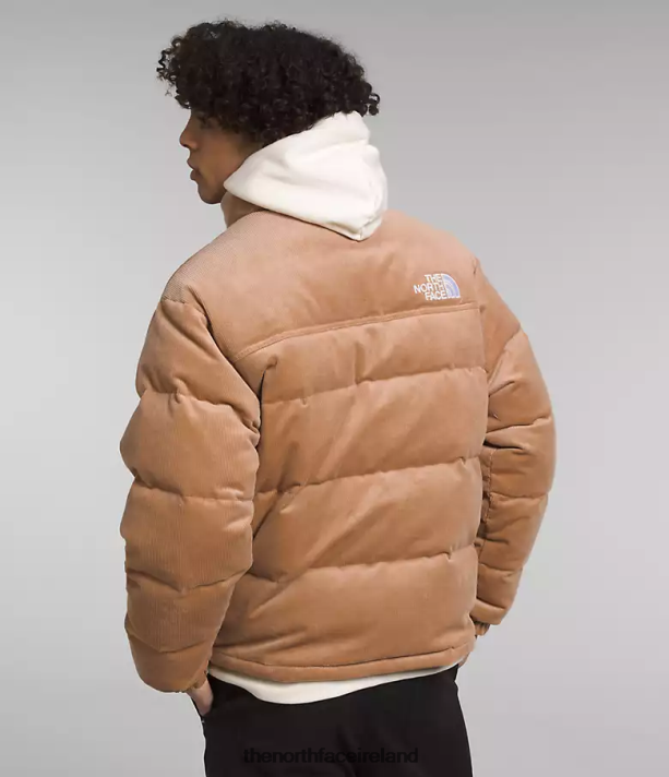 Clothing The North Face Men 92 Reversible Nuptse Jacket Almond Butter/TNF Black 4VP2RZ1203