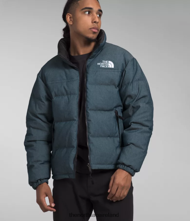 Clothing The North Face Men 92 Reversible Nuptse Jacket Denim Blue/TNF Black 4VP2RZ1205
