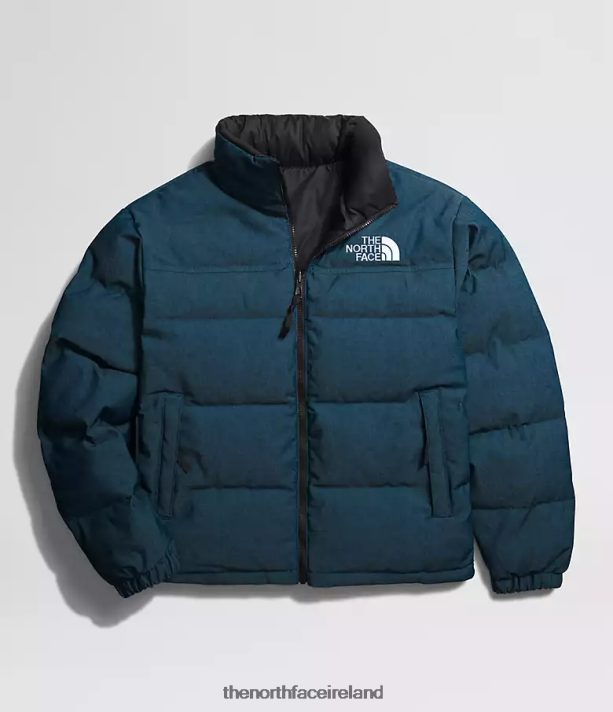 Clothing The North Face Men 92 Reversible Nuptse Jacket Denim Blue/TNF Black 4VP2RZ1205