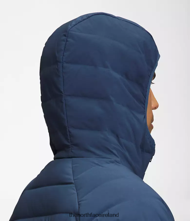 Clothing The North Face Men Belleview Stretch Down Hoodie Shady Blue 4VP2RZ919