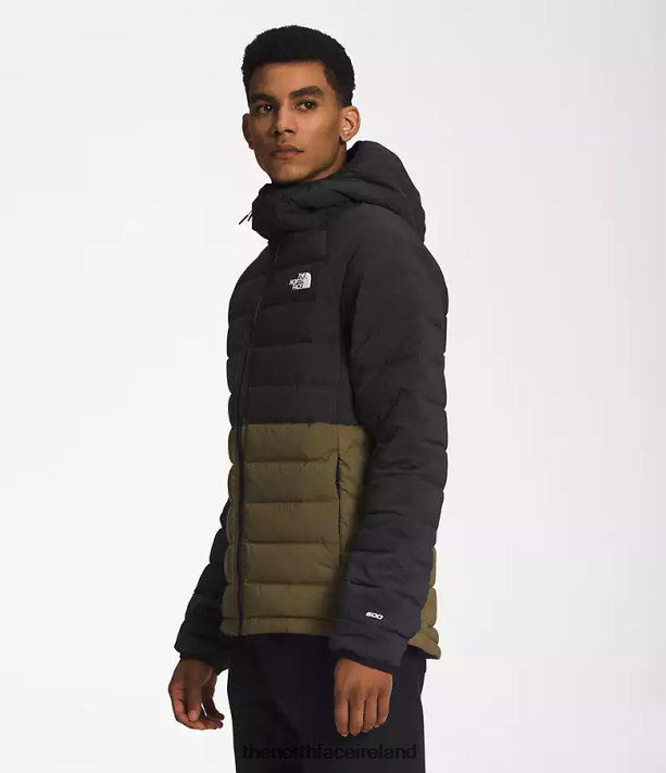 Clothing The North Face Men Belleview Stretch Down Hoodie TNF Black/Military Olive 4VP2RZ920