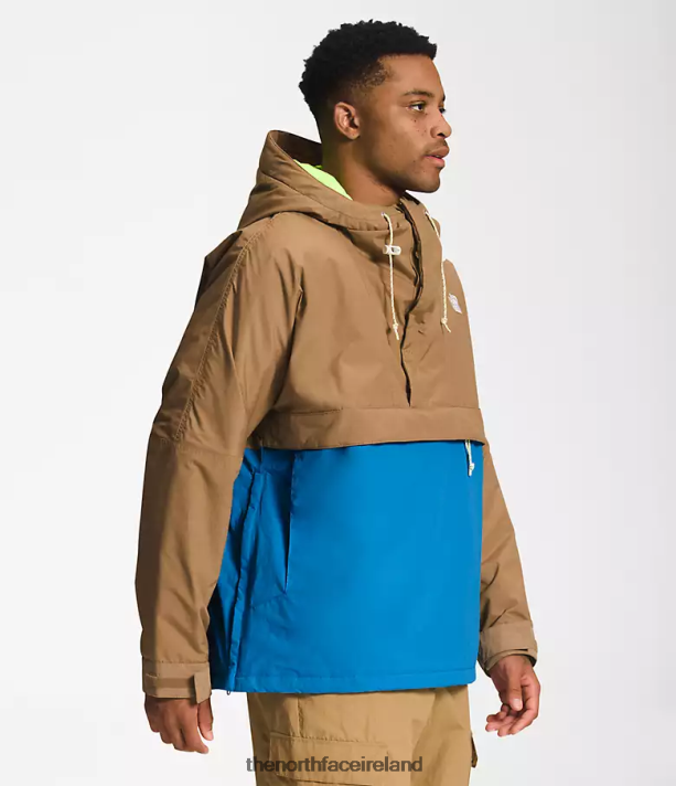 Clothing The North Face Men 78 Low-Fi Hi-Tek Windjammer Utility Brown/Super Sonic Blue 4VP2RZ702