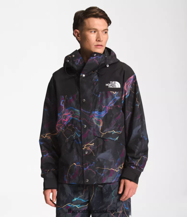 Clothing The North Face Men 86 Retro Mountain Jacket TNF Black Trail Glow Print 4VP2RZ1294