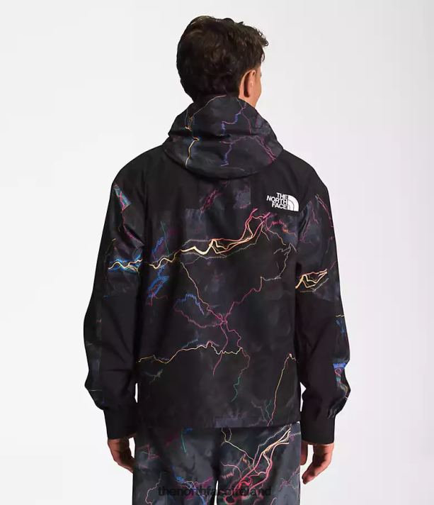 Clothing The North Face Men 86 Retro Mountain Jacket TNF Black Trail Glow Print 4VP2RZ1294