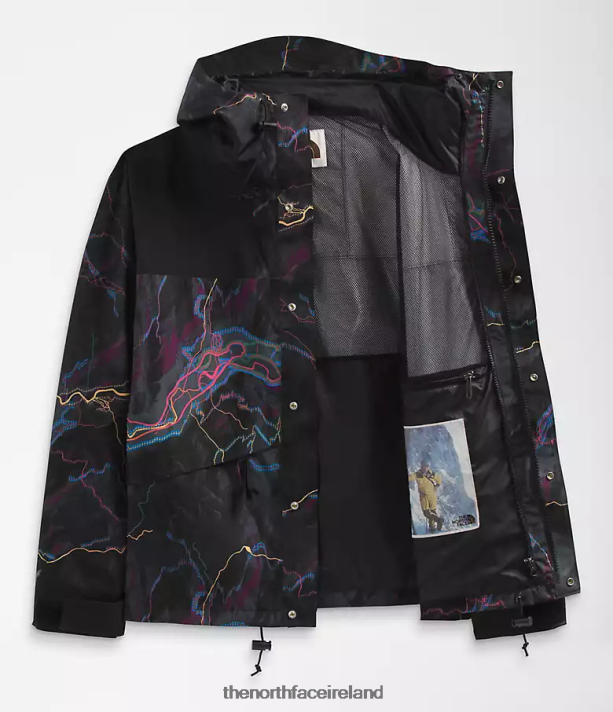Clothing The North Face Men 86 Retro Mountain Jacket TNF Black Trail Glow Print 4VP2RZ1294
