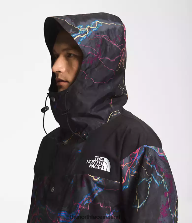 Clothing The North Face Men 86 Retro Mountain Jacket TNF Black Trail Glow Print 4VP2RZ1294