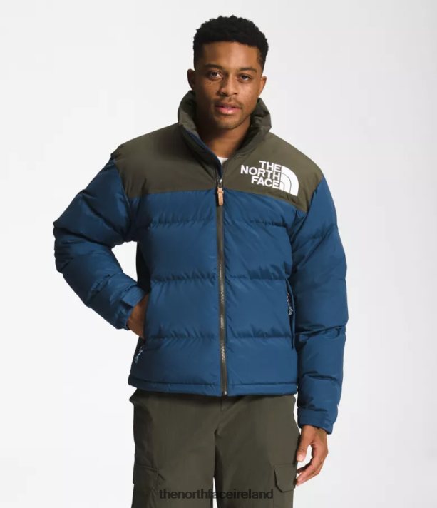 Clothing The North Face Men 92 Low-Fi Hi-Tek Nuptse Shady Blue/New Taupe Green 4VP2RZ826