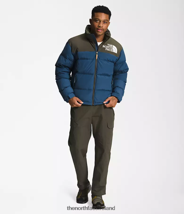 Clothing The North Face Men 92 Low-Fi Hi-Tek Nuptse Shady Blue/New Taupe Green 4VP2RZ826