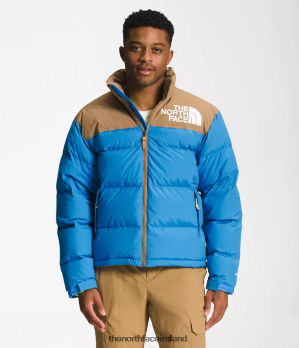 Clothing The North Face Men 92 Low-Fi Hi-Tek Nuptse Super Sonic Blue/Utility Brown 4VP2RZ828