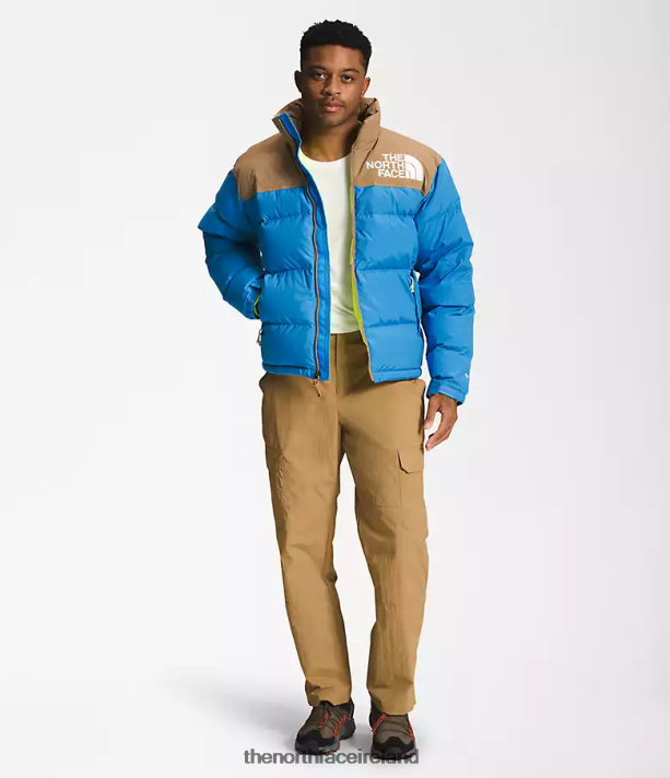 Clothing The North Face Men 92 Low-Fi Hi-Tek Nuptse Super Sonic Blue/Utility Brown 4VP2RZ828