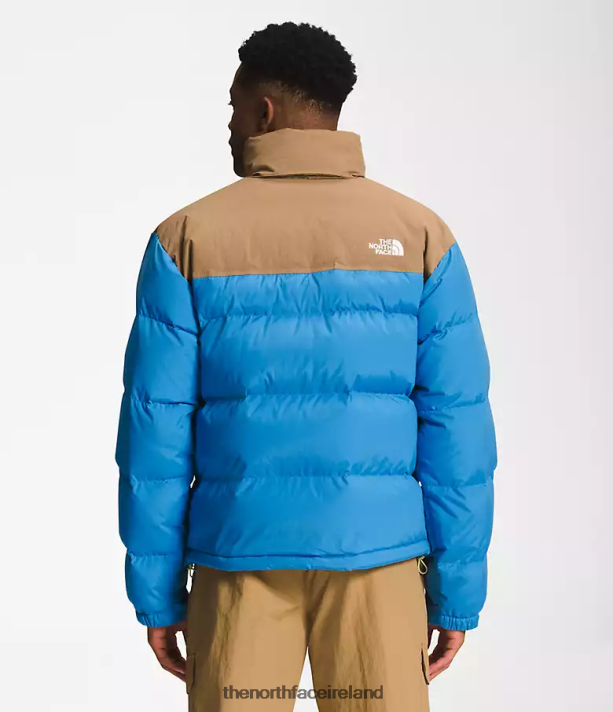 Clothing The North Face Men 92 Low-Fi Hi-Tek Nuptse Super Sonic Blue/Utility Brown 4VP2RZ828