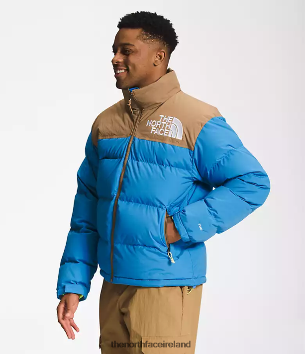 Clothing The North Face Men 92 Low-Fi Hi-Tek Nuptse Super Sonic Blue/Utility Brown 4VP2RZ828