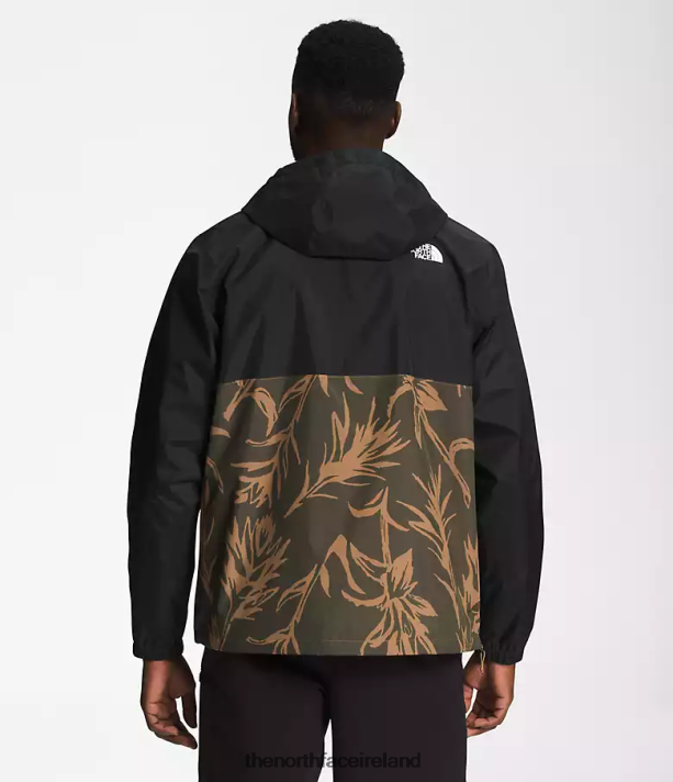 Clothing The North Face Men Antora Anorak TNF Black/Utlity Brown Paint Brush Print 4VP2RZ700