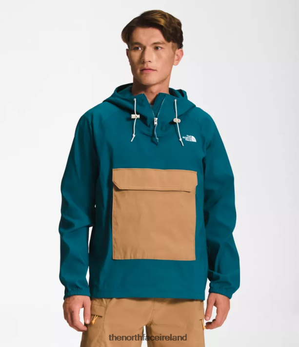 Clothing The North Face Men Class V Pullover Blue Coral/Utility Brown 4VP2RZ594
