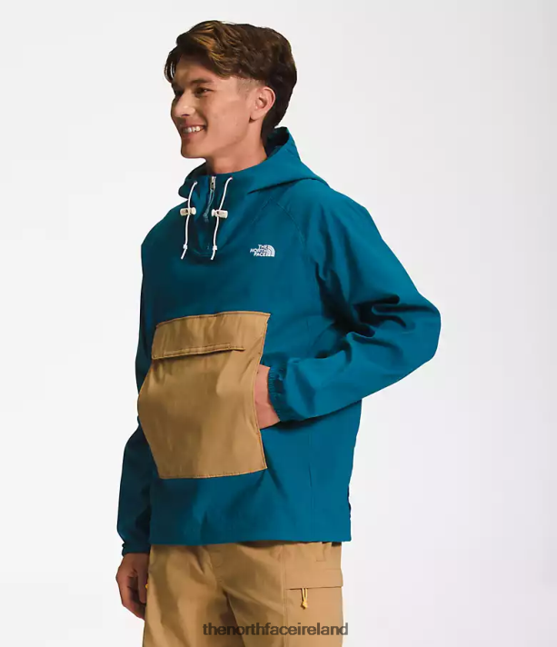 Clothing The North Face Men Class V Pullover Blue Coral/Utility Brown 4VP2RZ594