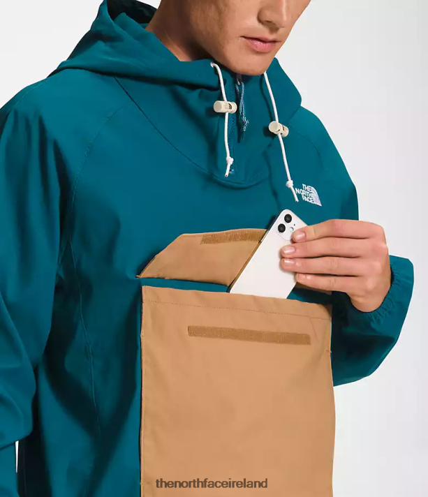 Clothing The North Face Men Class V Pullover Blue Coral/Utility Brown 4VP2RZ594