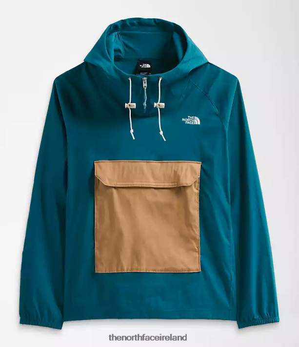 Clothing The North Face Men Class V Pullover Blue Coral/Utility Brown 4VP2RZ594