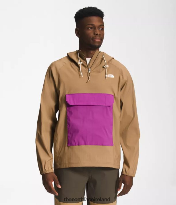 Clothing The North Face Men Class V Pullover Utility Brown/Purple Cactus Flower 4VP2RZ595