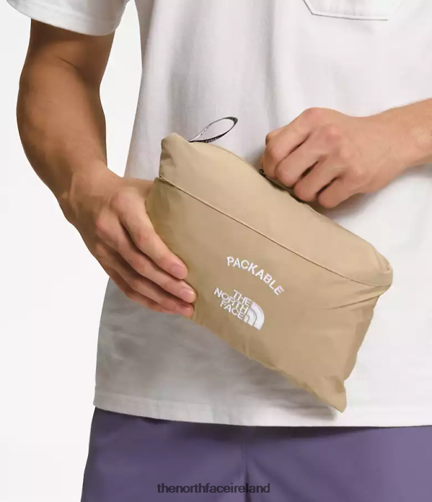 Clothing The North Face Men TNF Packable Jacket Khaki Stone 4VP2RZ6