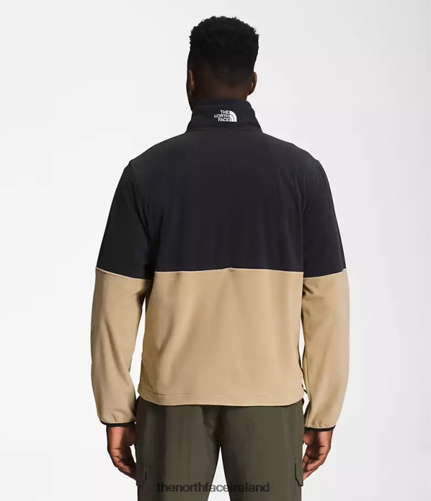 Clothing The North Face Men TNF Polartec 100 Full-Zip Khaki Stone/TNF Black 4VP2RZ483