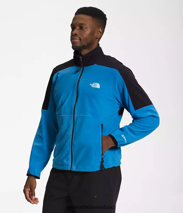 Clothing The North Face Men TNF Polartec 100 Full-Zip Super Sonic Blue/TNF Black 4VP2RZ484