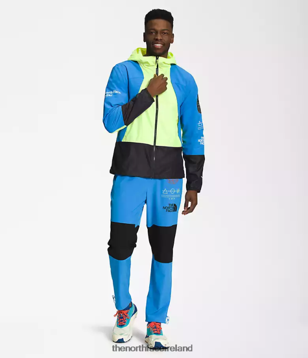 Clothing The North Face Men Trailwear Wind Whistle Jacket LED Yellow/Super Sonic Blue/TNF Black 4VP2RZ346