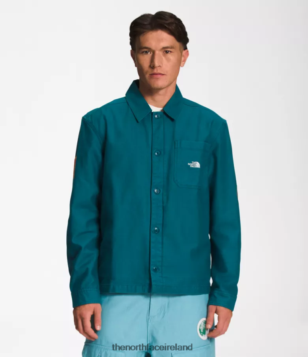 Clothing The North Face Men Valley Shacket Blue Coral 4VP2RZ11