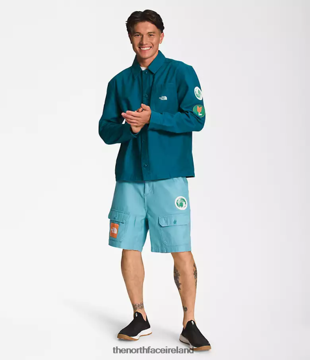 Clothing The North Face Men Valley Shacket Blue Coral 4VP2RZ11