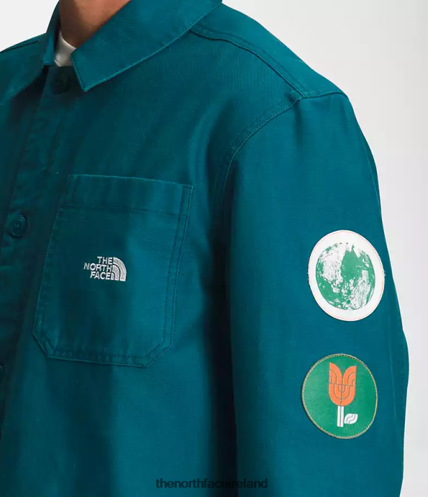 Clothing The North Face Men Valley Shacket Blue Coral 4VP2RZ11