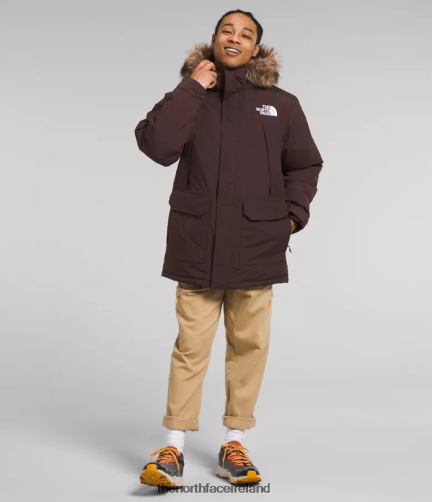 Clothing The North Face Men McMurdo Parka Coal Brown/Almond Butter Monogram Print 4VP2RZ3