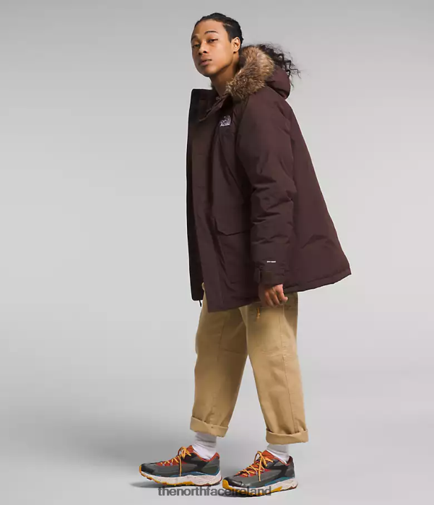 Clothing The North Face Men McMurdo Parka Coal Brown/Almond Butter Monogram Print 4VP2RZ3