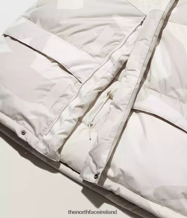 Clothing The North Face Men TNF x KAWS Retro 1994 Himalayan Parka Kw Moonlight Ivory Hym Print 4VP2RZ143