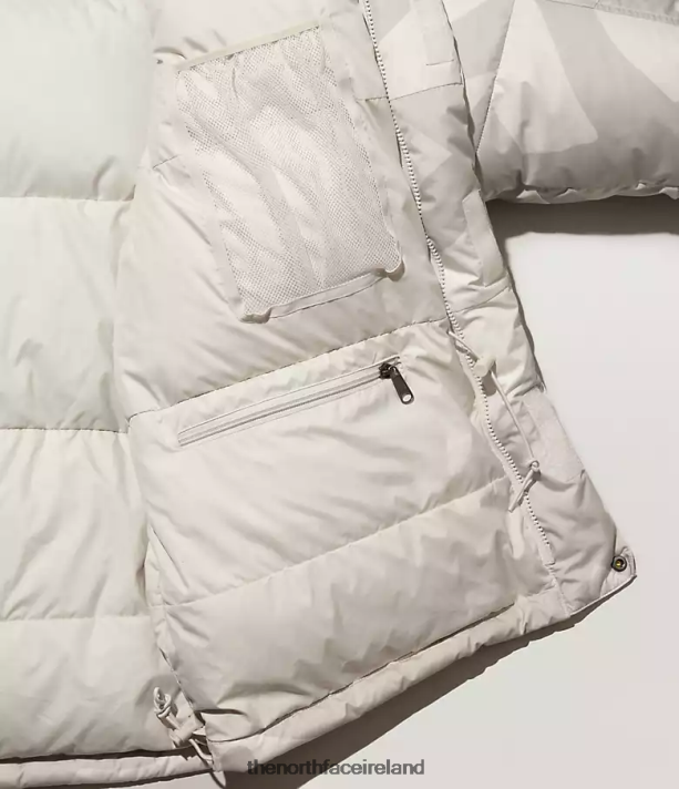 Clothing The North Face Men TNF x KAWS Retro 1994 Himalayan Parka Kw Moonlight Ivory Hym Print 4VP2RZ143