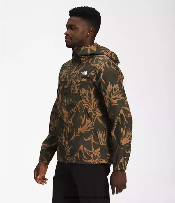 Clothing The North Face Men Antora Jacket Utility Brown Tropical Paintbrush Print 4VP2RZ287