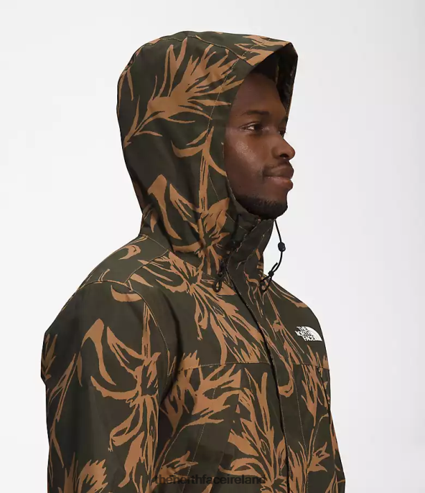 Clothing The North Face Men Antora Jacket Utility Brown Tropical Paintbrush Print 4VP2RZ287
