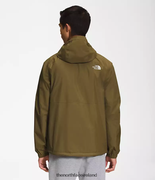 Clothing The North Face Men Antora Rain Hoodie Military Olive 4VP2RZ1197