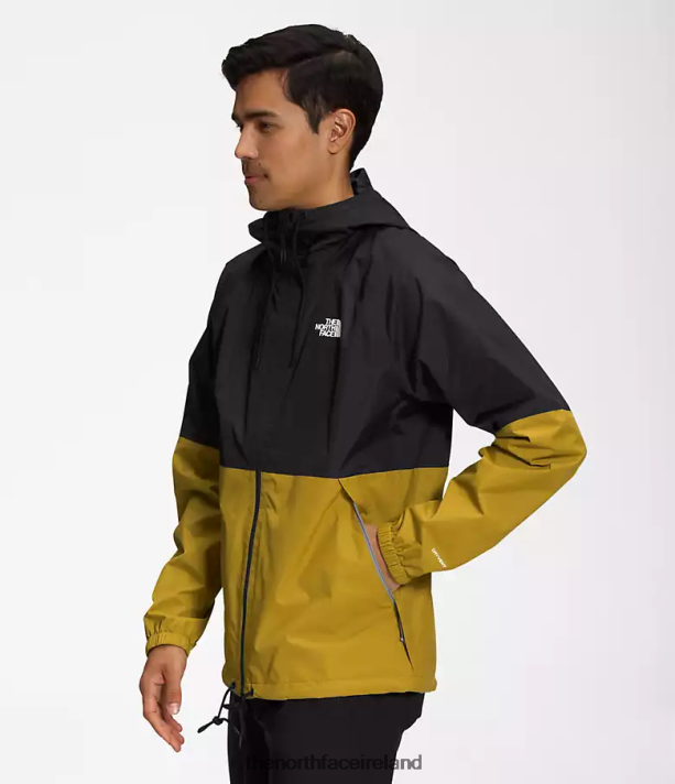 Clothing The North Face Men Antora Rain Hoodie TNF Black/Mineral Gold 4VP2RZ1196