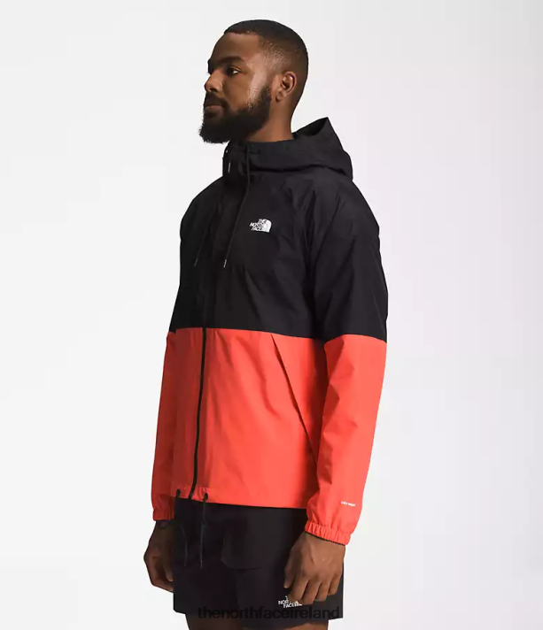 Clothing The North Face Men Antora Rain Hoodie TNF Black/Retro Orange 4VP2RZ1200