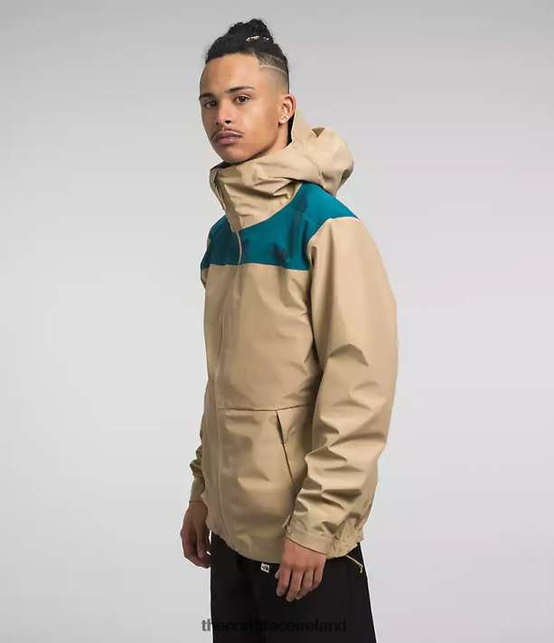 Clothing The North Face Men Dryzzle FUTURELIGHT Jacket Blue Coral/Khaki Stone 4VP2RZ1117