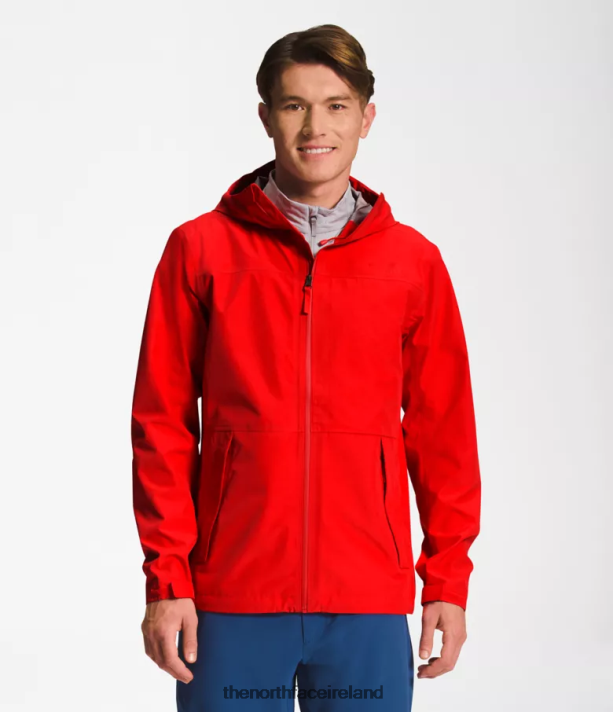 Clothing The North Face Men Dryzzle FUTURELIGHT Jacket Fiery Red 4VP2RZ1115