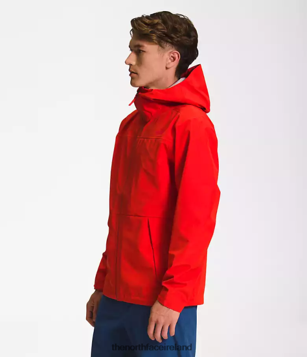 Clothing The North Face Men Dryzzle FUTURELIGHT Jacket Fiery Red 4VP2RZ1115