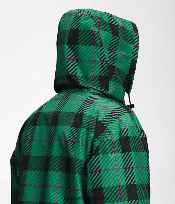 Clothing The North Face Men M66 Utility Rain Jacket Deep Grass Green Plaid 4VP2RZ295
