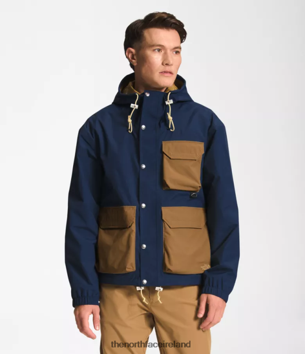 Clothing The North Face Men M66 Utility Rain Jacket Summit Navy/Utility Brown 4VP2RZ294