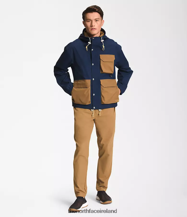 Clothing The North Face Men M66 Utility Rain Jacket Summit Navy/Utility Brown 4VP2RZ294