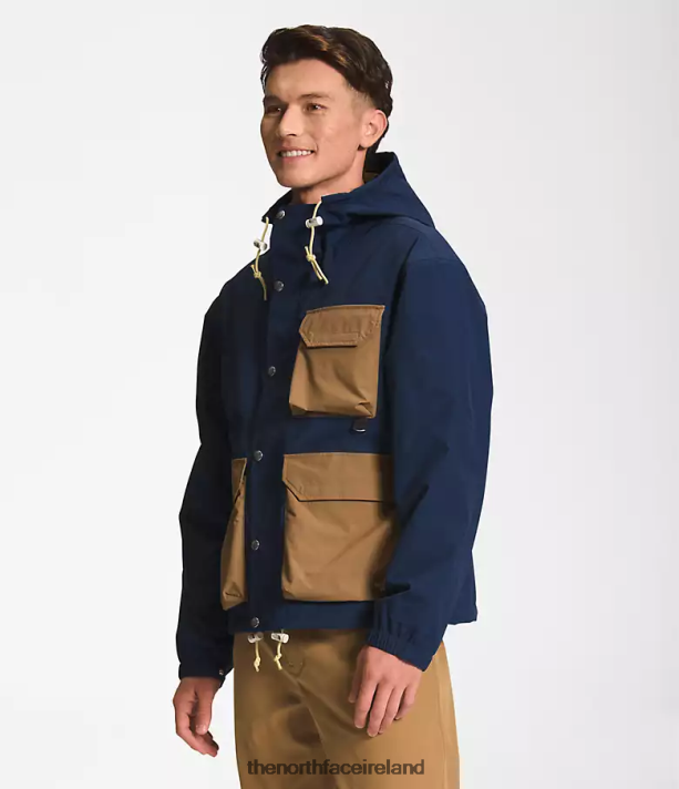 Clothing The North Face Men M66 Utility Rain Jacket Summit Navy/Utility Brown 4VP2RZ294