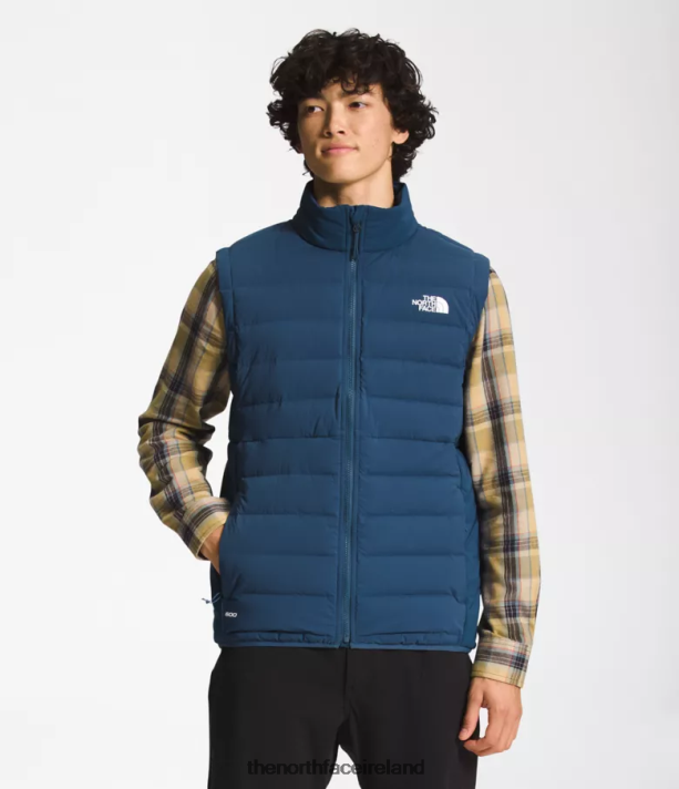 Clothing The North Face Men Belleview Stretch Down Vest Shady Blue 4VP2RZ1034