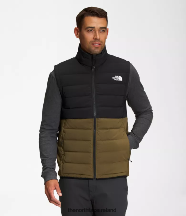 Clothing The North Face Men Belleview Stretch Down Vest TNF Black/Military Olive 4VP2RZ1032