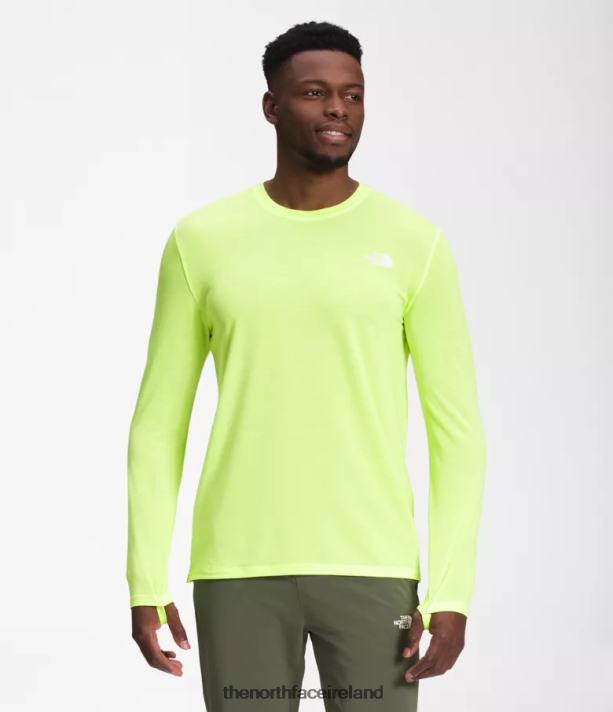 Clothing The North Face Men Wander Long-Sleeve LED Yellow 4VP2RZ23